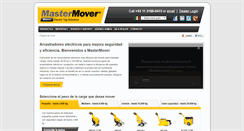 Desktop Screenshot of mastermover.mx
