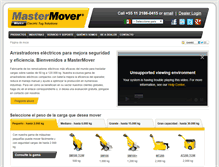 Tablet Screenshot of mastermover.mx
