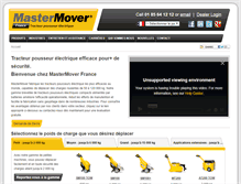 Tablet Screenshot of mastermover.fr